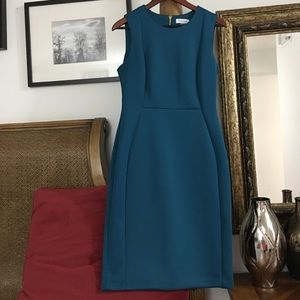 Calvin Klein Seamed Sleeveless Sheath Dress
